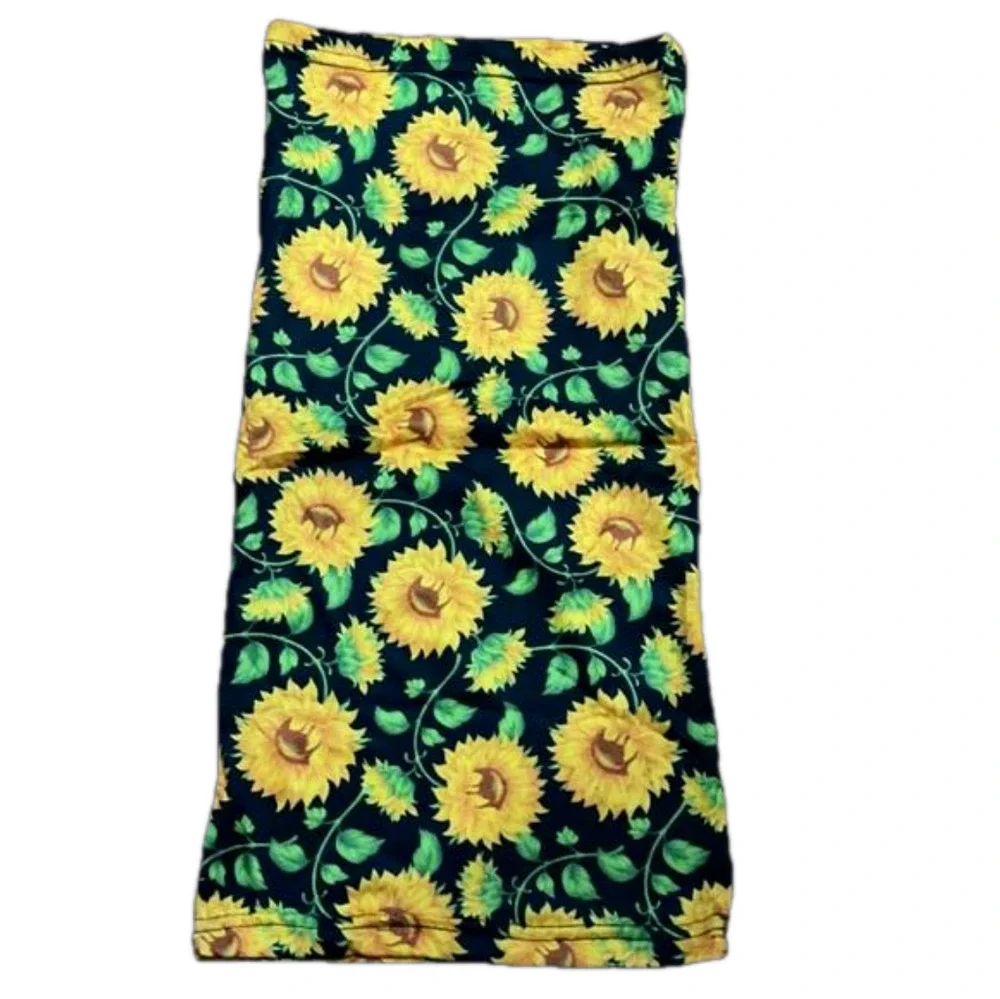 6/$20 New long sunflower neck gaiter